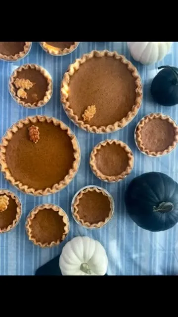 Pumpkin pies of every size